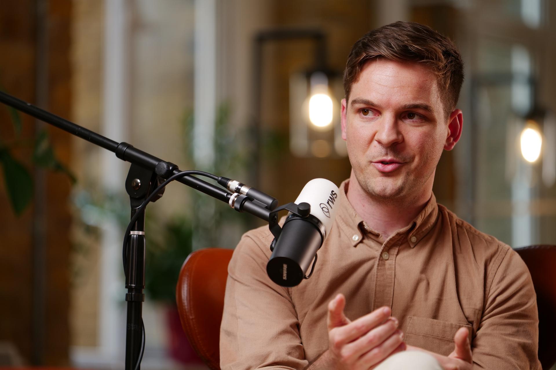 Ollie Stott speaking on the RWS Cultural Intelligence video podcast, clip 1